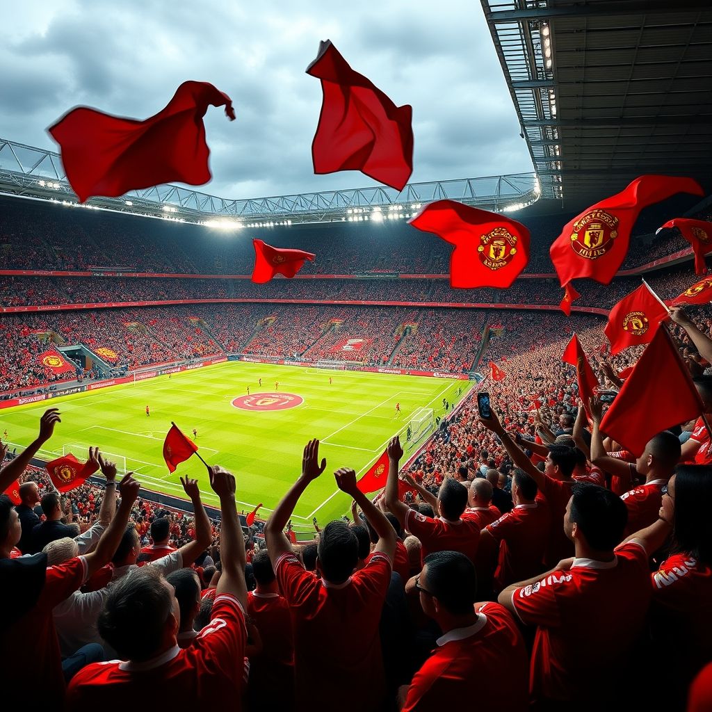 半岛app官方下载-曼联球迷现场助威，球队士气高涨